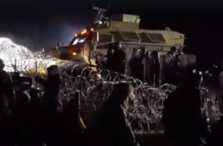 Front lines at standing rock - video footage