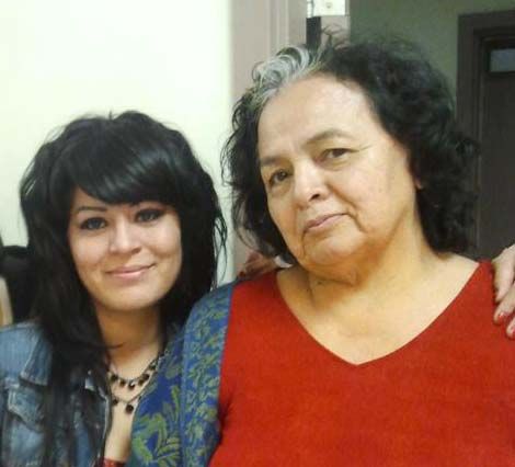 Red Fawn Fallis with her mother Troylynn YellowWood - Facebook