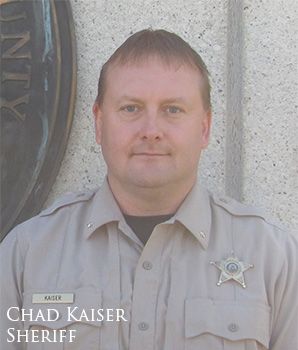 Stutsman County Sheriff Chad Kaiser - photograph provided by Stutsman County Sheriff's Office