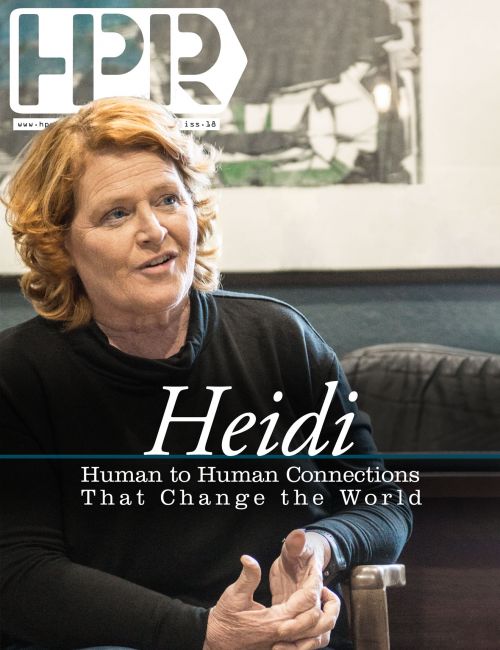 Senator Heidi Heitkamp - photograph and design by Raul Gomez