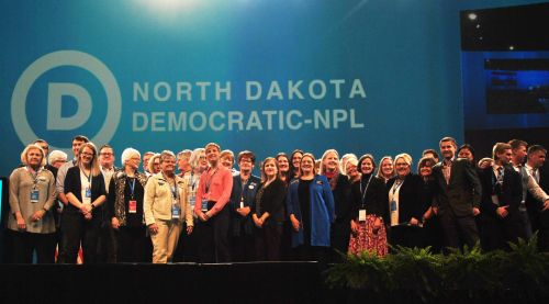 North Dakota Democratic-NPL kicksoff - photograph by C.S. Hagen