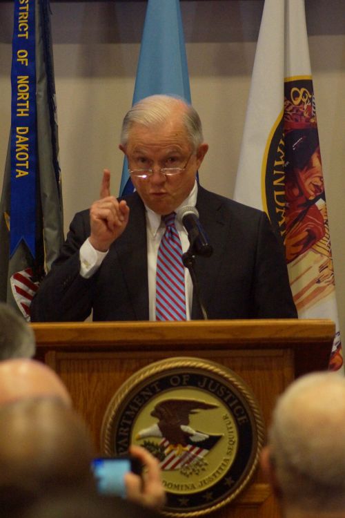 United States Attorney General Jeff Sessions - photograph by C.S. Hagen