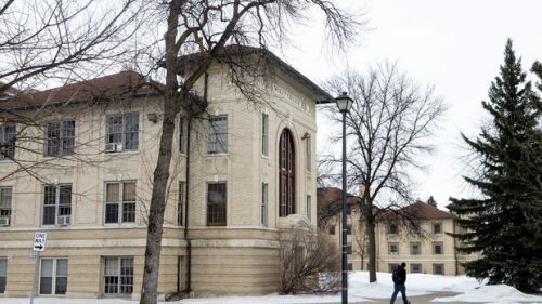 Old Wesley College at UND - photograph provided by UND