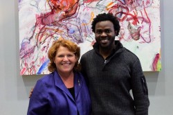 Senator Heidi Heitkamp and Mohyeldin Omer