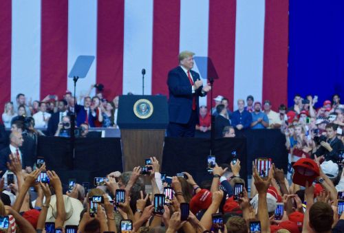 Make America Great Again Rally - photograph by C.S. Hagen