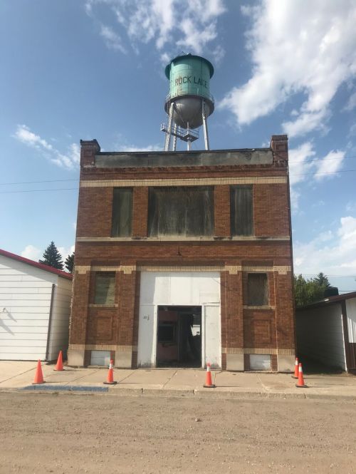 Rocklake's Show Hall was torn down a week ago, on August 2, 2018.