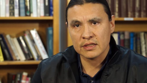 Chase Iron Eyes, a 2016 North Dakota Democratic congressional nominee - YouTube screenshot