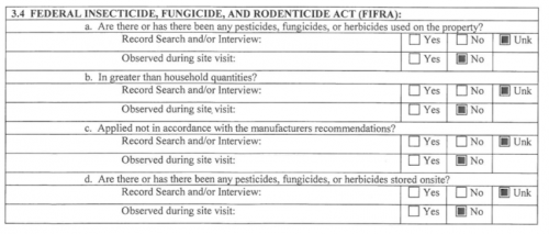 Federal Insecticide, Fungicide, and Rodenticide Act subsection of ETP's easement application