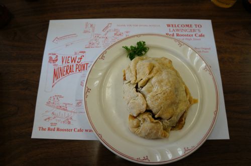 Mineral Point - Pasty at the Red Rooster Cafe - photgraph by Alicia Underlee Nelson