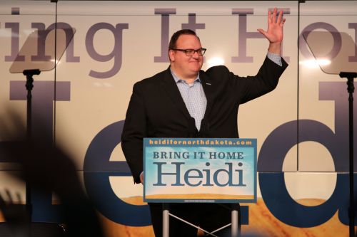 Josh Boschee, Democratic-NPL candidate for Secretary of State - photograph by C.S. Hagen