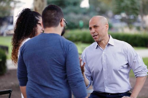 Senator Cory Booker - photograph provided by North Dakota Democratic-NPL