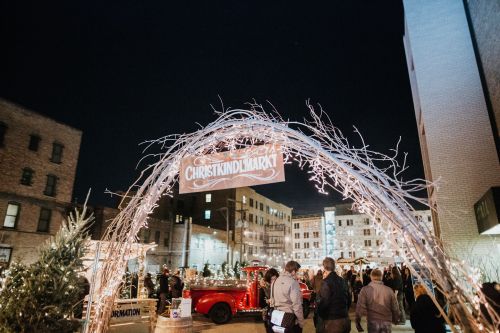 Christkindlmarkt entrance Friesen Photography Folkways