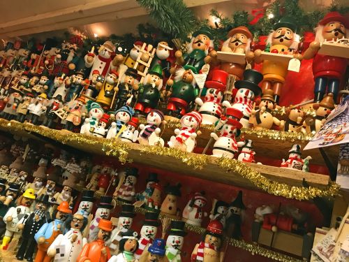 Nutcrackers at Weimar christmas market - photography by Alicia Underlee Nelson