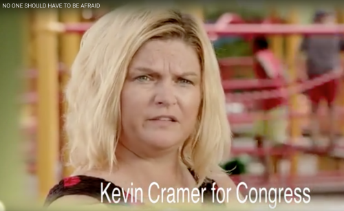 Betty Jo Krenz in then Congressman Kevin Cramer's 2014 campaign ad