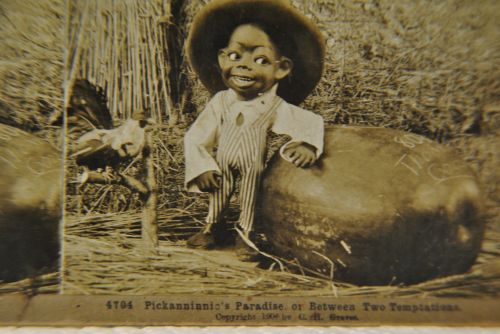 Old stereoscope image from Barnes County Museum - photograph by C.S. Hagen