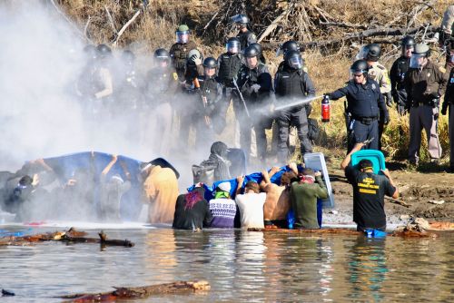 Frontlines of the DAPL controversy 2017- photograph by C.S. Hagen