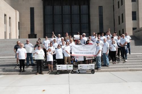 North Dakotans for Public Integrity at the State Capitol Building - North Dakotans for Public Integrity's Facebook page