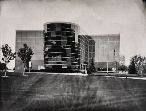 Bank of North Dakota - wet plate by Shane Balkowitsch