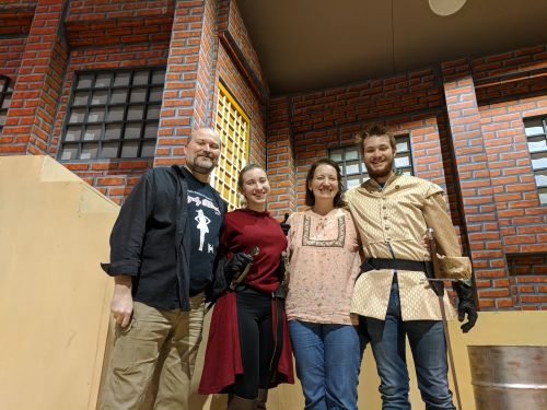 Group photo David, Elizabeth, Jean, and Joey - photograph by Ryan Janke