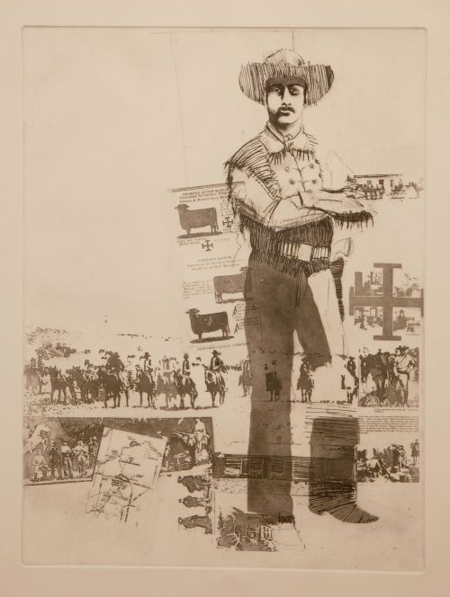 Walter Piehl, T. Roosevelt, 1970, Etching