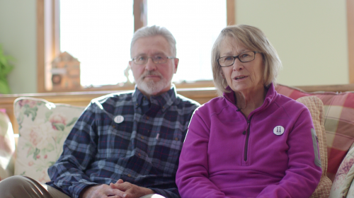 In a scene from the Jacob Wetterling documentary Jerry and Patty Wetterling reflect on the day they learned of Jacob’s fate - photograph by Chris Newberry