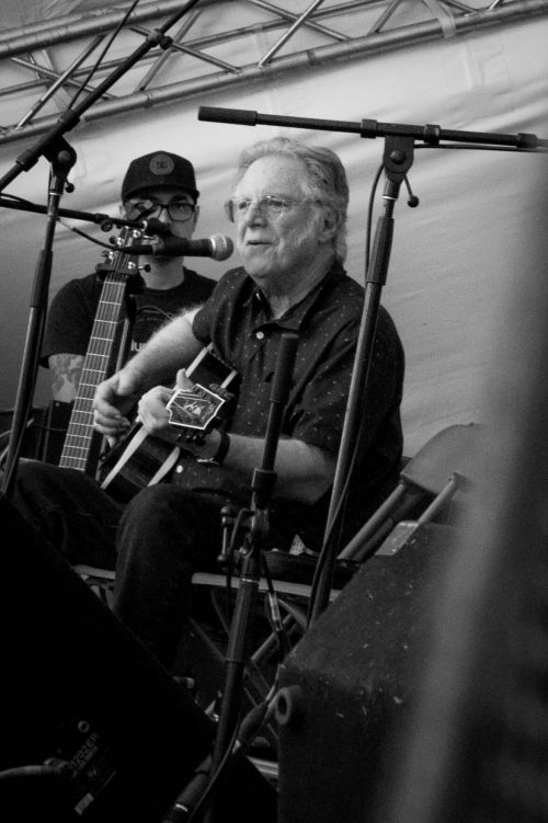 John Sebastian performing at Winnipeg Folk Fest 2019 - photograph by Nicole Hofer