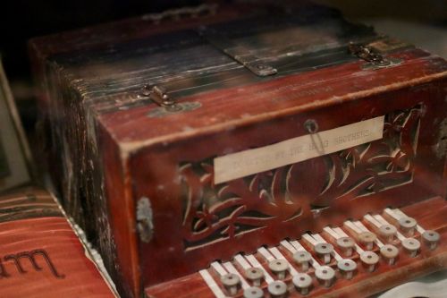 A very old Logan County accordion - photograph by C.S. Hagen