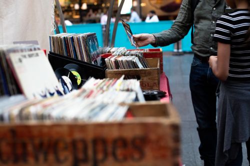 Record fair - photograph provided by Jill Fikelson