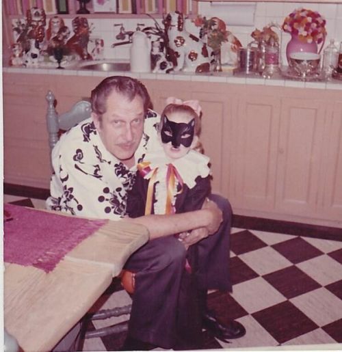 Victoria Price with her father Vincent Price