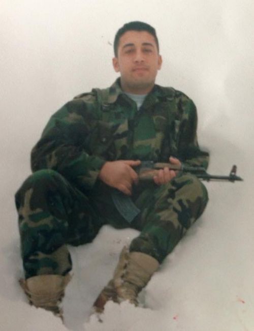 Jahwar Salih - former Peshmerga soldier, when he was young - photograph provided by Jahwar Salih