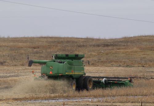 Late harvest - photograph by C.S. Hagen