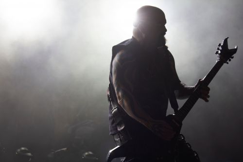 Slayer's Kerry King - photograph by Sabrina Hornung