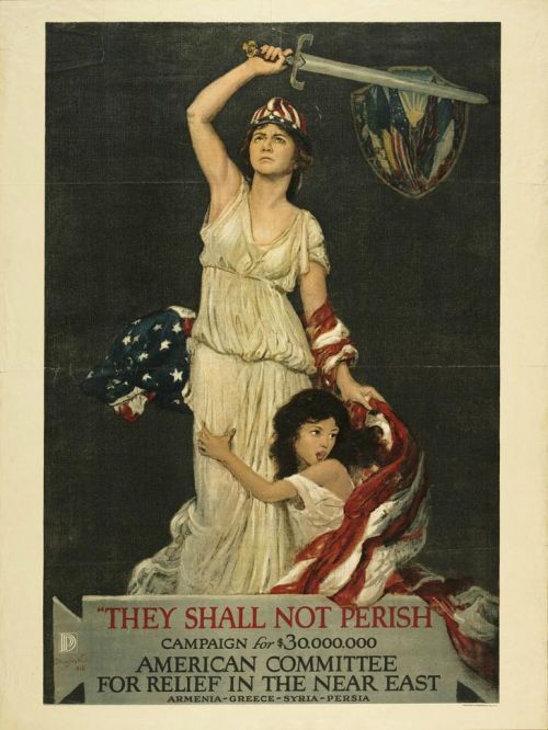 NER Relief poster circa 1920s