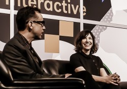 Fred Armisen and Carrie Brownstein / photo by Chris Hennen