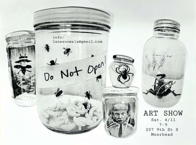 ​Moorhead artist lampoons administration figures with jar art