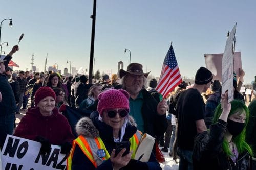 Local communities join national protests on October 18