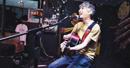 Joe Jack Talcum of the Dead Milkmen at the Aquarium